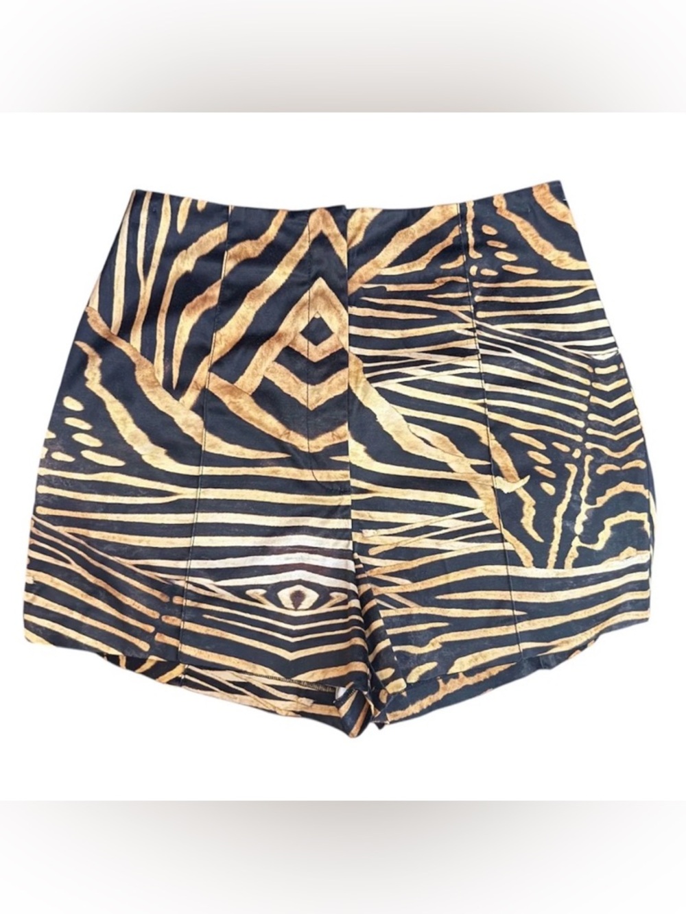 Y2K Marciano Zebra Print Shorts